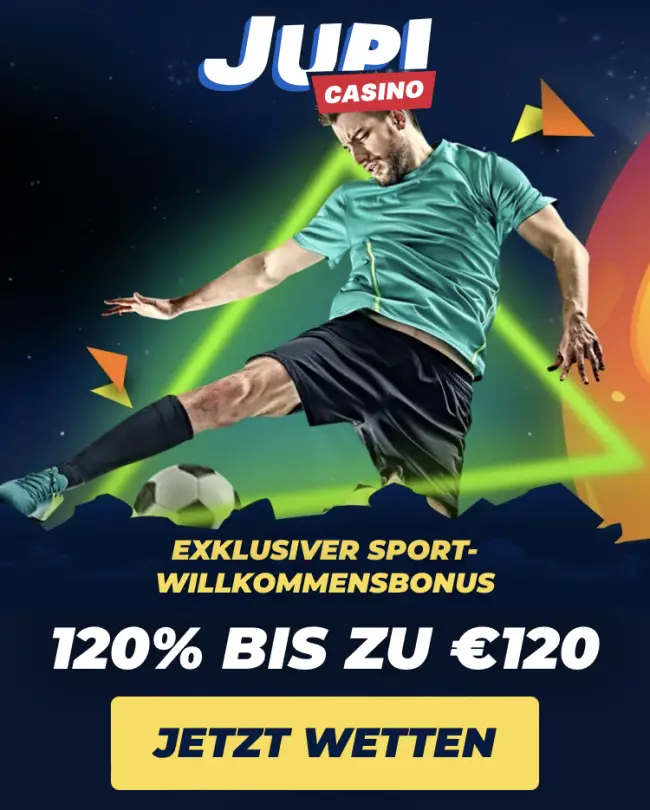 Jupi Casino Sport Willkommensbonus