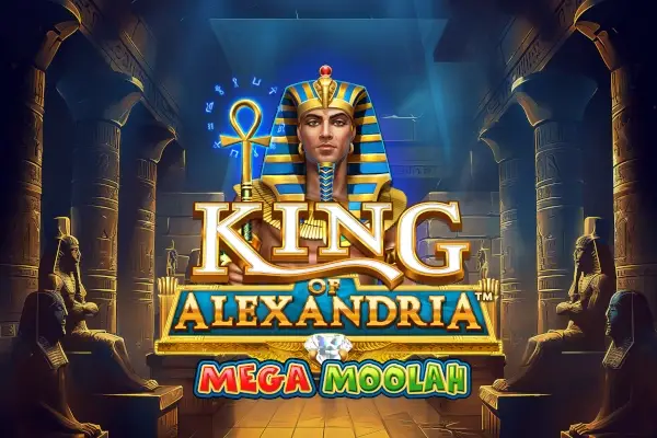 King of Alexandria Mega Moolah Logo