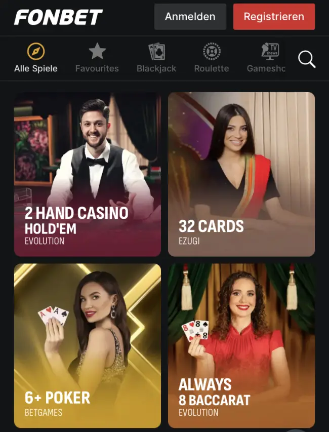 Fonbet Casino Test