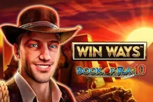 Book of Ra Deluxe 10 Win Ways Logo