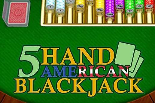5 Hand American Blackjack Logo