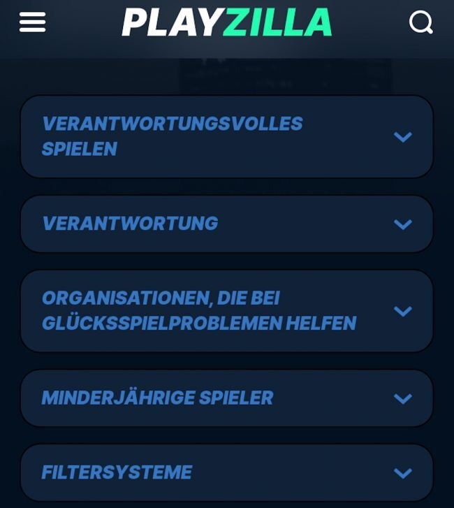 PlayZilla Spielerschutz