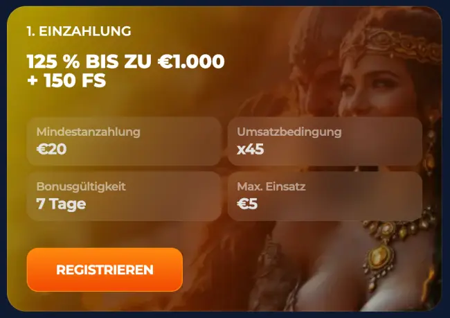 Axe Casino Willkommensbonus