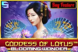 Goddess of Lotus Blooming Wonder Logo